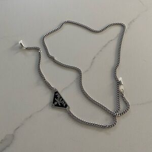 Prada Silver Sunglass Strap